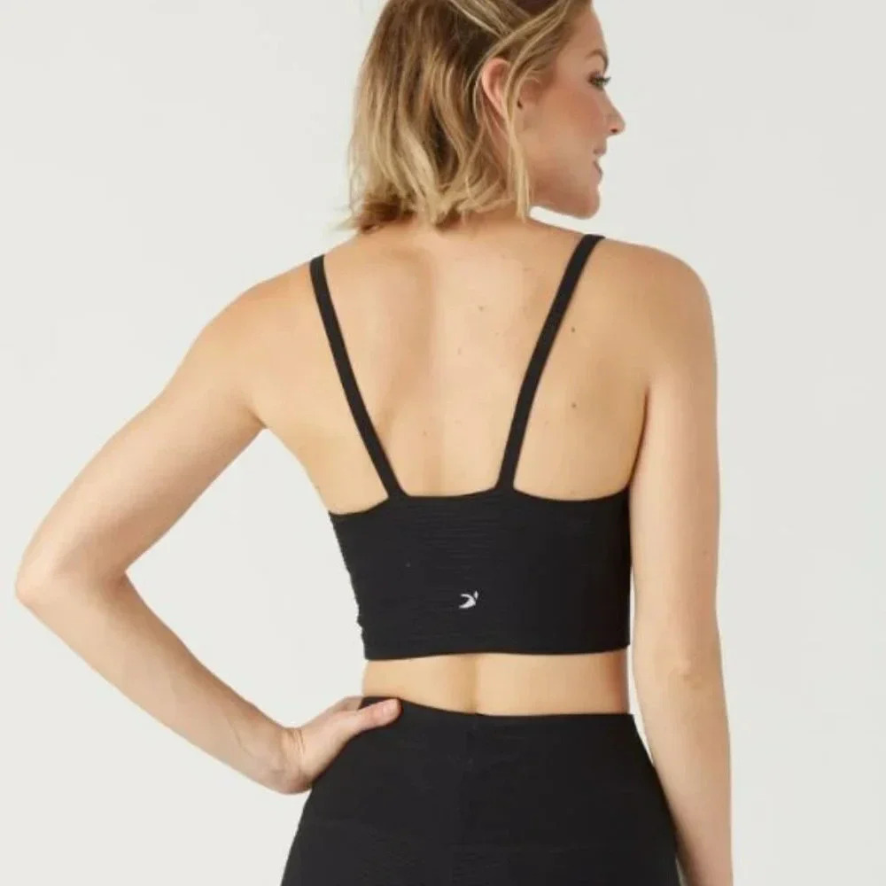 Glyder Charge Sports Bra, Black - Picture 5 of 9